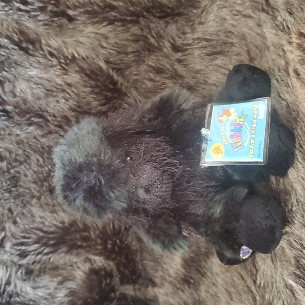 GANZ WEBKINZ RETIRED VINTAGE BLACK POODLE